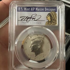 Coin set of Signed Thomas Cleveland